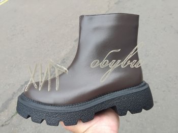 Черевики Garti 6725 корич замш байка