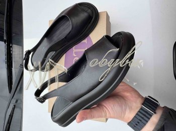 Босоножки Garti 0194 чорна шкіра
