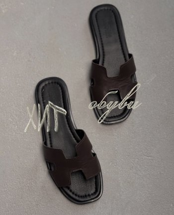 Шлепанцы A.Lex 2393 коричн. кожа