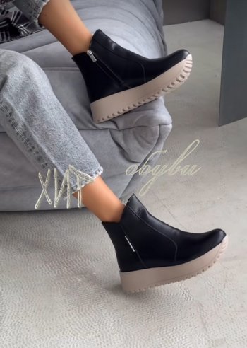 Черевики A.Lex 2357 чорн.шкіра