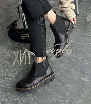 Черевики A.Lex 2031 чорн.шкіра