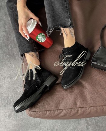 Черевики A.Lex 2324/2 чорн.замш