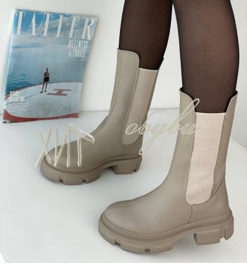 Черевики A.Lex 2335 беж шкіра