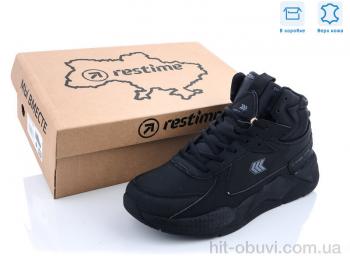 Ботинки Restime PMO21400 black (демісезон)