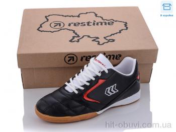 Футбольне взуття Restime, DWB22030 black-white-red
