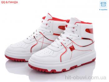 Кросівки QQ shoes, BK72 white-red
