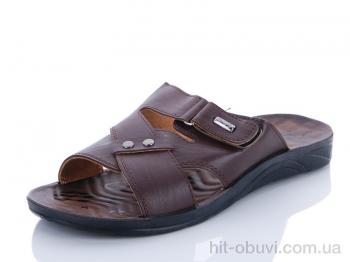 Шлепки Makers Shoes 1614 d.brown