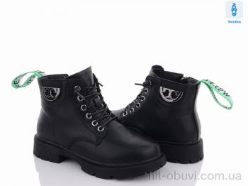 Ботинки Violeta Y106(7603) black-green