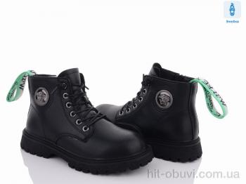 Ботинки Violeta Y108(7607) black-green