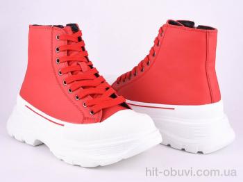 Ботинки Violeta 166-31 red-white