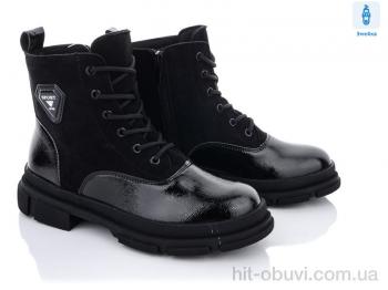 Ботинки Violeta 197-28 all black l-z