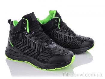 Черевики Ok Shoes 1037 black-green