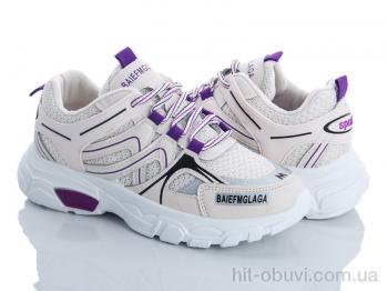 Кроссовки Class Shoes A190 бежево-фиолетовый