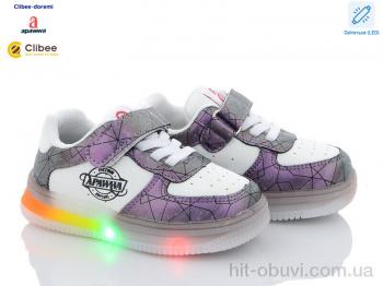 Кроссовки Clibee-Doremi C61-2 purple LED