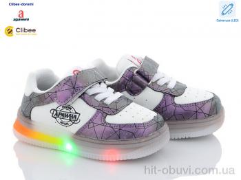 Кросівки Clibee-Doremi, C61-2 purple LED