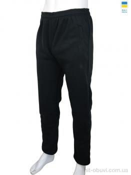 Спортивные брюки Obuvok Ni black, флис (06969)