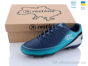 Футбольне взуття Restime DM023027-2 navy-cyan