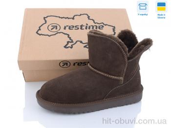 Угги Restime YWZ23005 brown