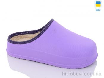 Капці Крок, 600 фіолет хутро