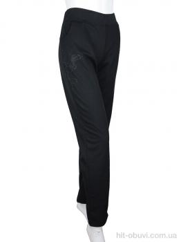 Спортивные брюки Obuvok A683 black флис (04892)