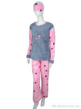 Пижама Obuvok 0155 pink, флис (07768)
