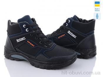 Ботинки Paolla Б24 чорно-синій