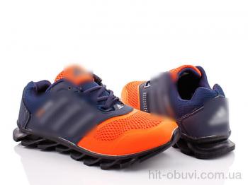 Кроссовки Class Shoes AR11 синьо-оранжевий