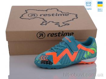 Футбольне взуття Restime DDB24112-1 cyan