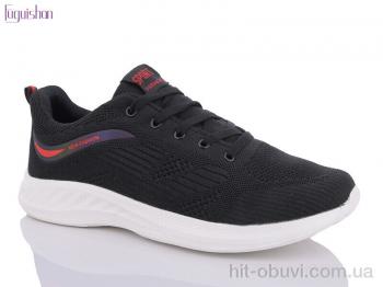 Кроссовки Fuguishan пена A803-1 black-red