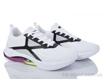 Кроссовки Violeta 24-155 white-black