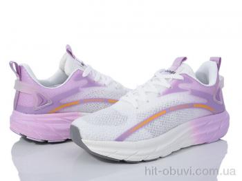 Кроссовки Violeta 20-1028 white-purple