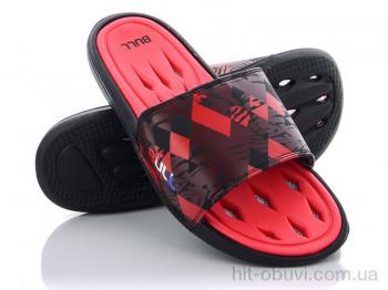 Шльопанці Obuvok, R021 (w43) red-black