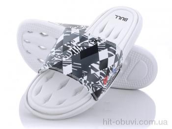 Шльопанці Obuvok, R021 (w43) white-black