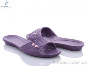 Шлепки Acorus Кредо 107 фиолетовый