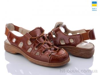 Босоніжки Summer shoes 2115-1 коричневые резинка