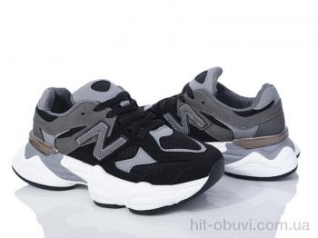 Кроссовки Violeta HD26(182-40) black-grey-white