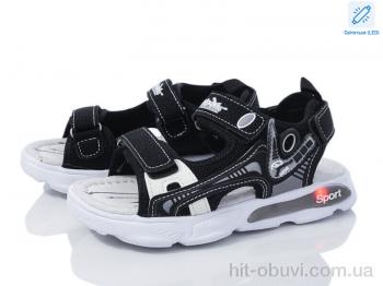 Сандалі Ok Shoes 7746-1 black LED