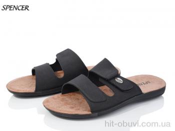 Шльопанці Spencer 2201 black