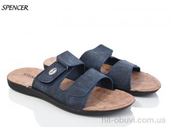 Шлепки Spencer 2201 blue