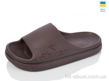 Шлепки Lot Shoes N107 коричневий