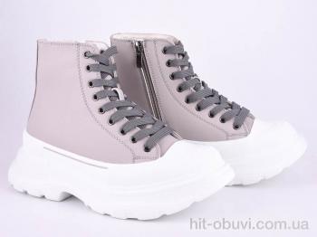 Ботинки Violeta 166-31 grey-white