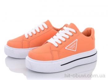 Кроссовки Violeta 177-25 orange-white