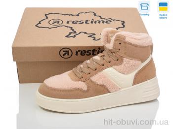 Кросівки Restime, FWZ24282 beige