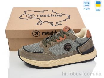 Кроссовки Restime FM024283 khaki