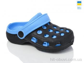 Крокси Lot Shoes H7 чорний-синій