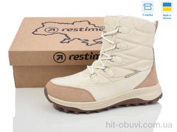 Черевики Restime AWZ24305 beige