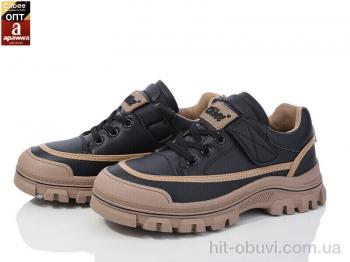 Кроссовки Clibee LC101 black-khaki