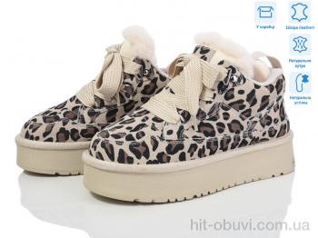 Уги Violeta M6131-9 beige-leopard