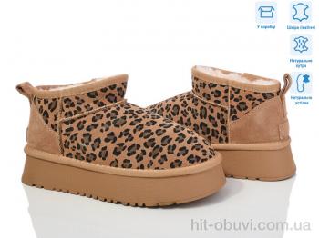 Уги Violeta M6119-16 camel-leopard