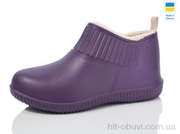 Галоши Lot Shoes N7009 т.фіолет